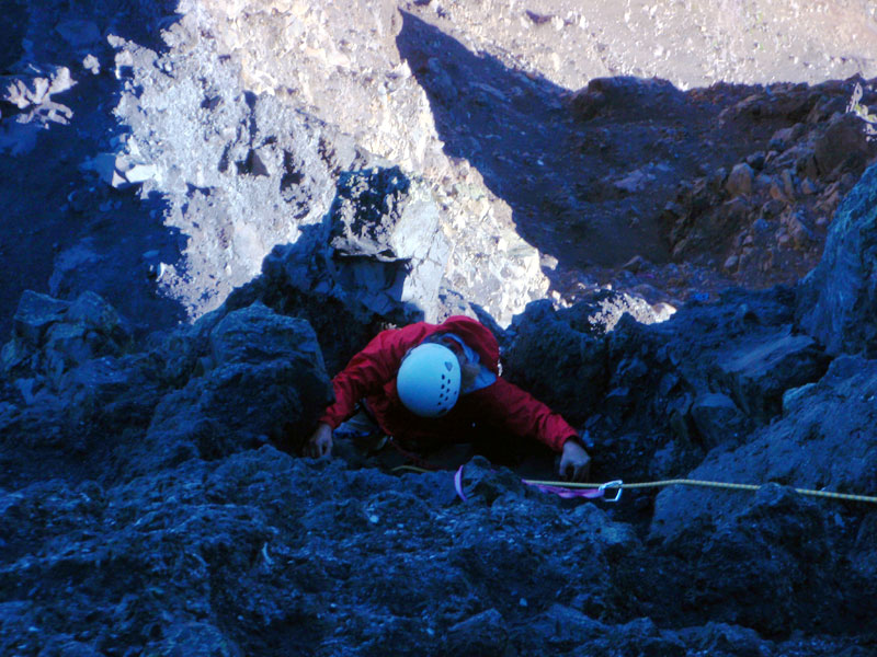 Sue at the crux