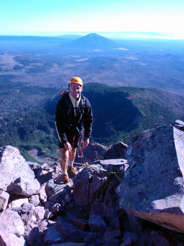 Charlie reaches the summit