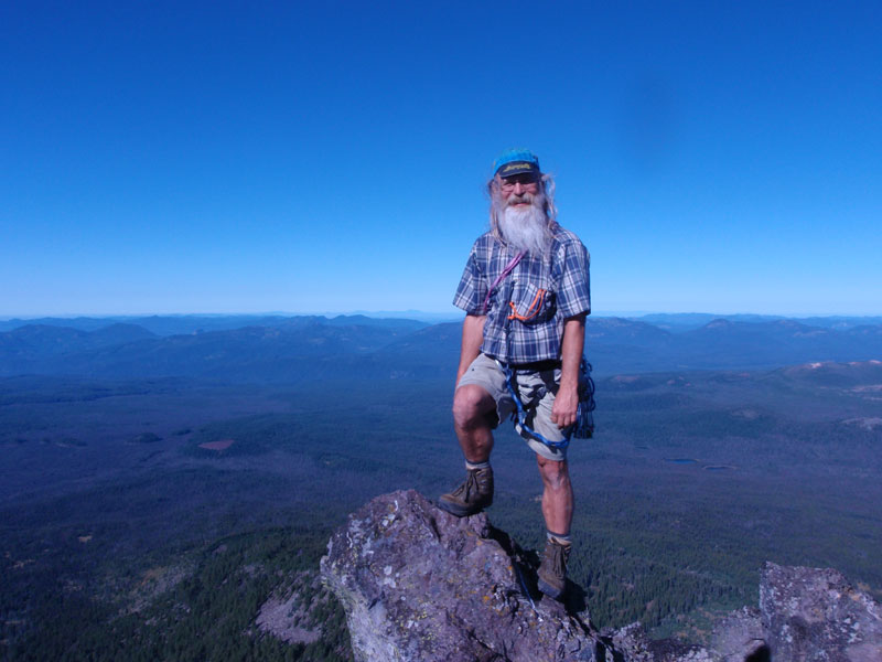 Me, at highest rock on the summit