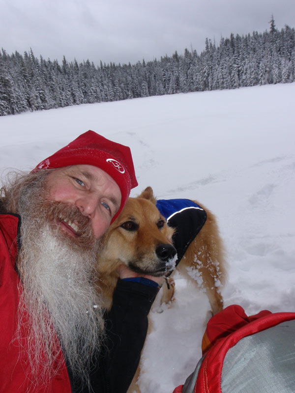 She just loves these group shots! Break time at Midnight Lake