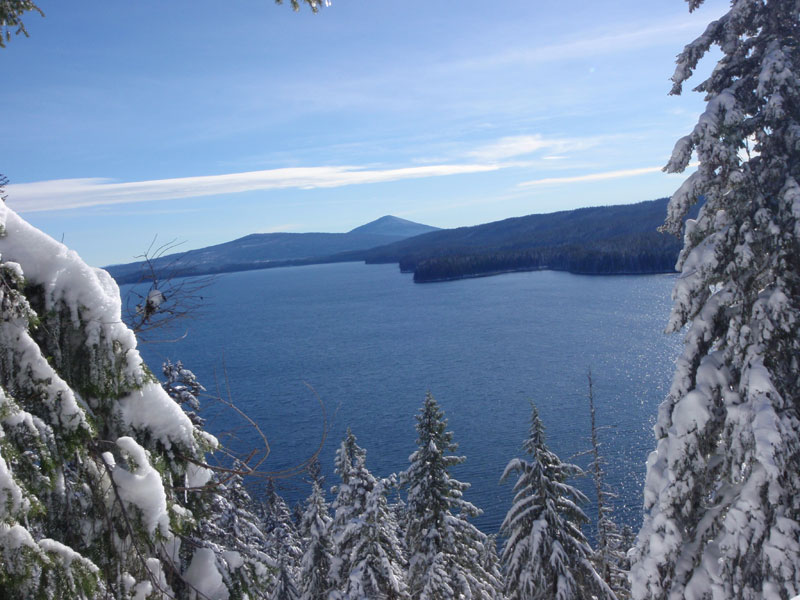 Odell Lake from Eagle Rock