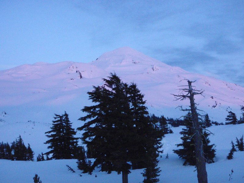 Alpen glow on Middle Sister