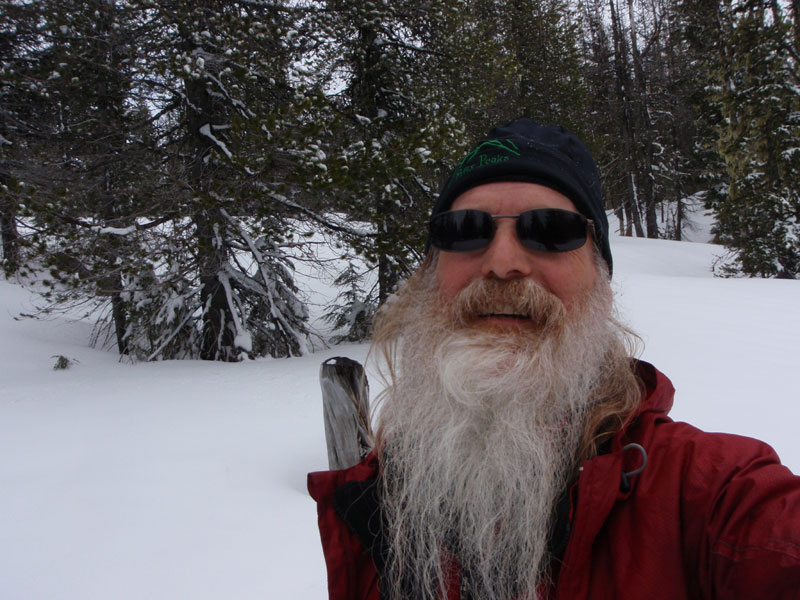 Self-portrait at the memorial