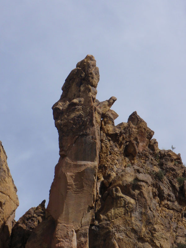 Juniper Spire (looks like a left hand &amp; thumb to me)