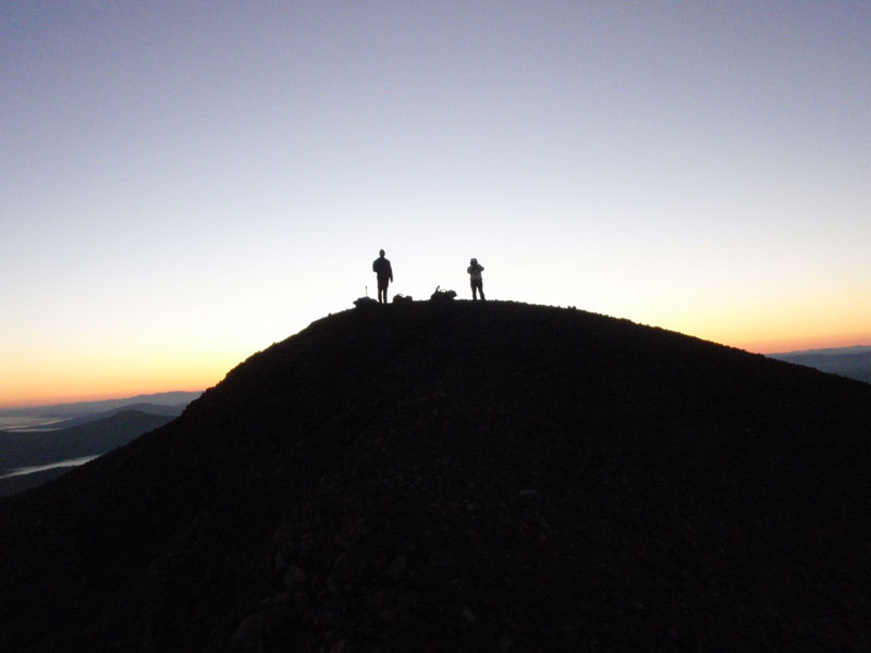 Roy and Bistra on the summit