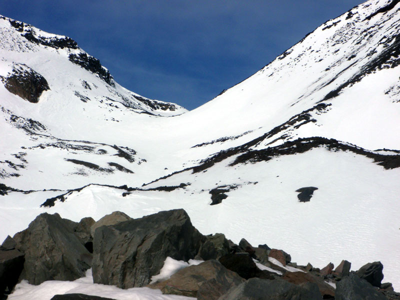 Saddle at top of Collier