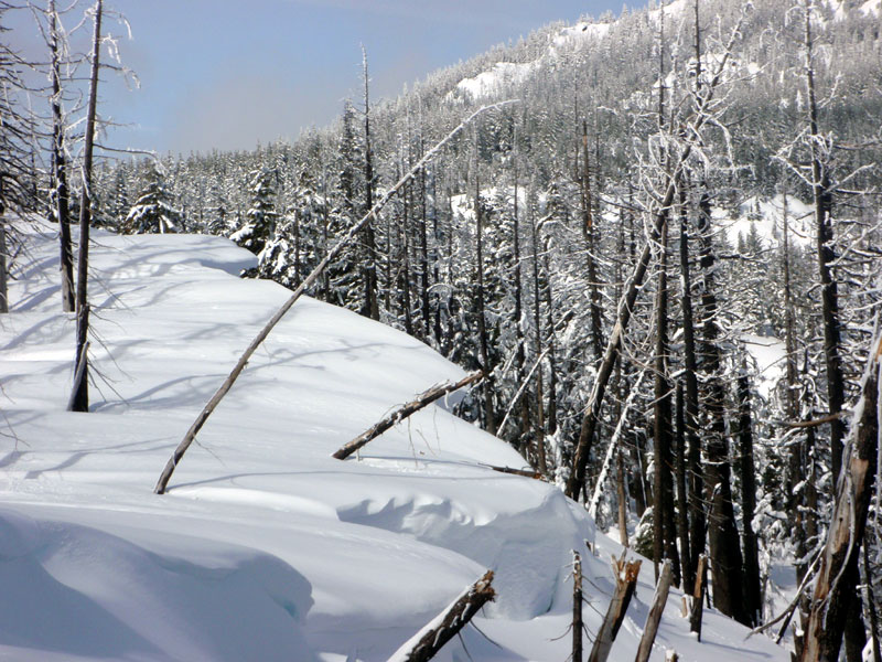 Cornices on the ridge