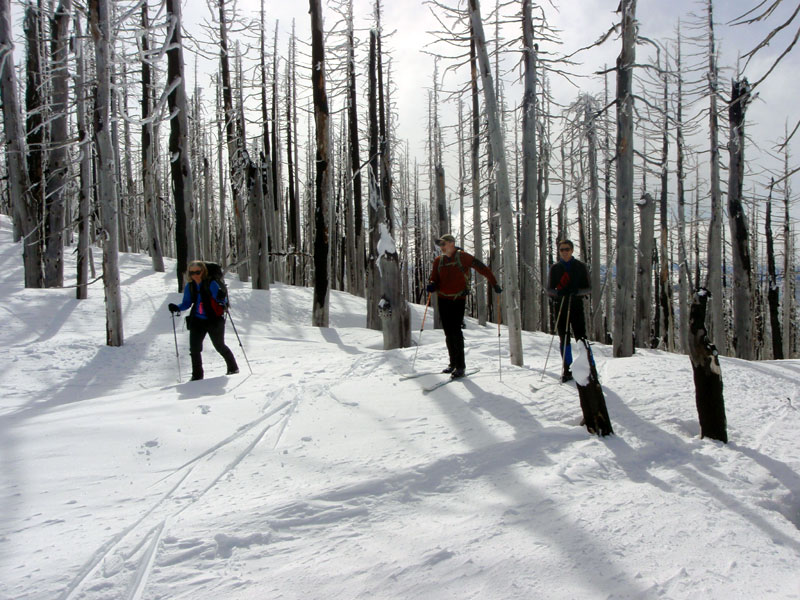 Sue, Roger and Kirk reach the ridge