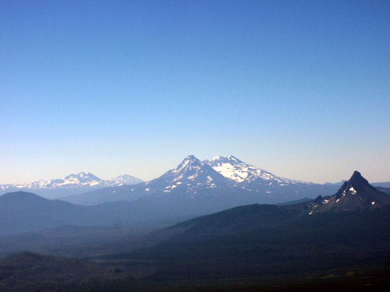 Broken Top, Bachelor Butte, Sisters and Mt. Washington