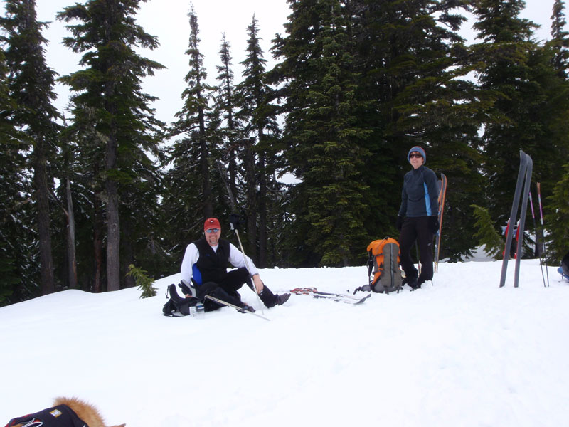 Mark and Chrissy near Scout Lake