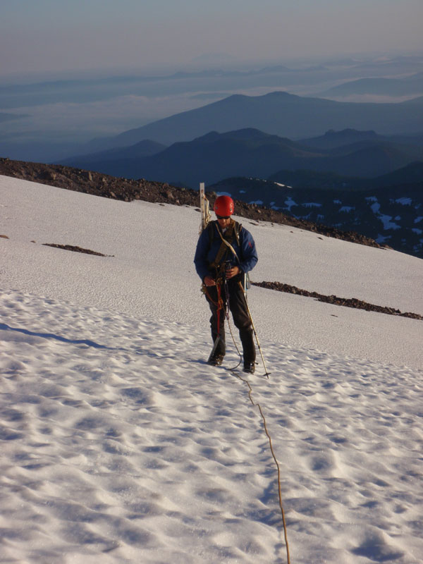 Peter on the glacier