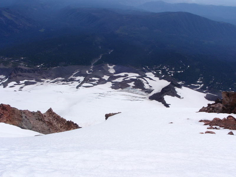 Whitewater Glacier from the Red Saddle