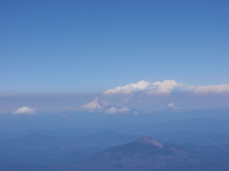 Thunderheads near Mt. Hood