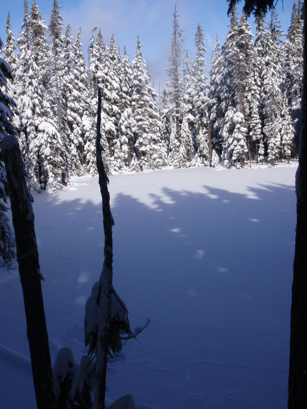 One of the many ponds on the way to Hidden Lake