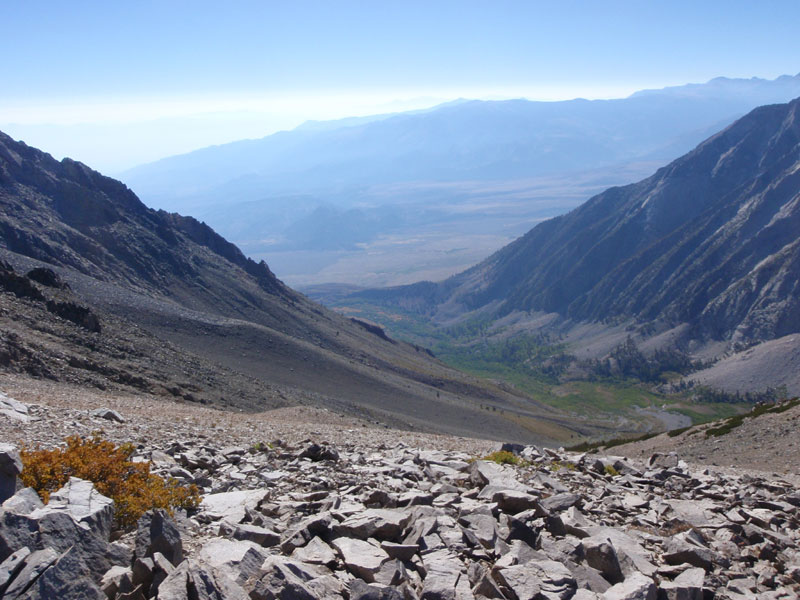 Back down the valley below Horton Lake