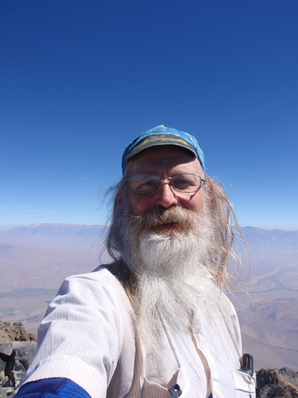 Self-portrait on the summit