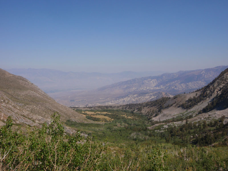 Lower part of Horton Creek valley