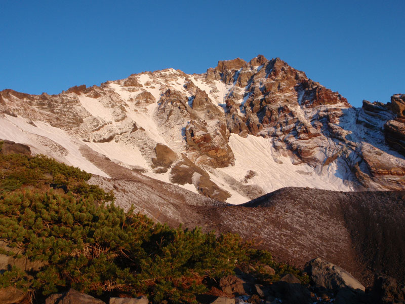 North Sister in the sunlight