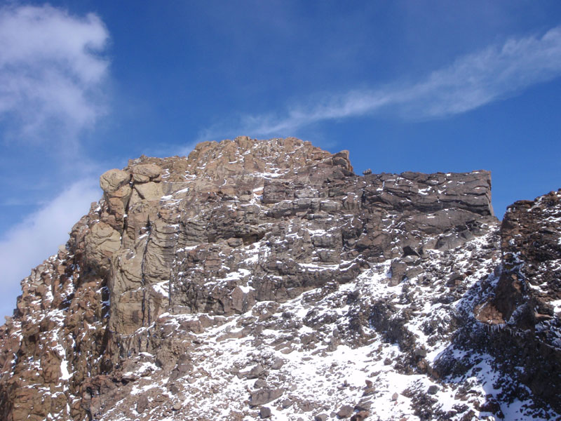 The summit again, after the cloud has cleared off