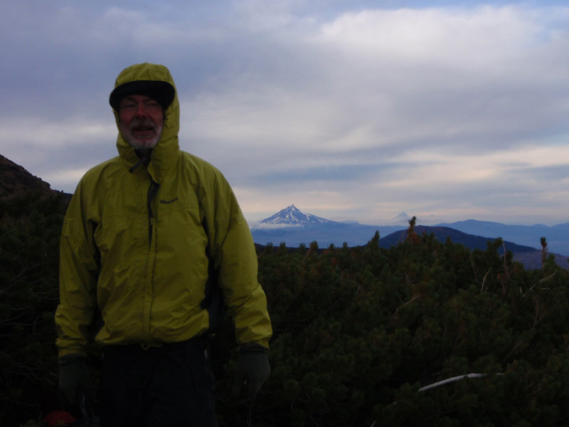 Bob patiently wating back at base camp