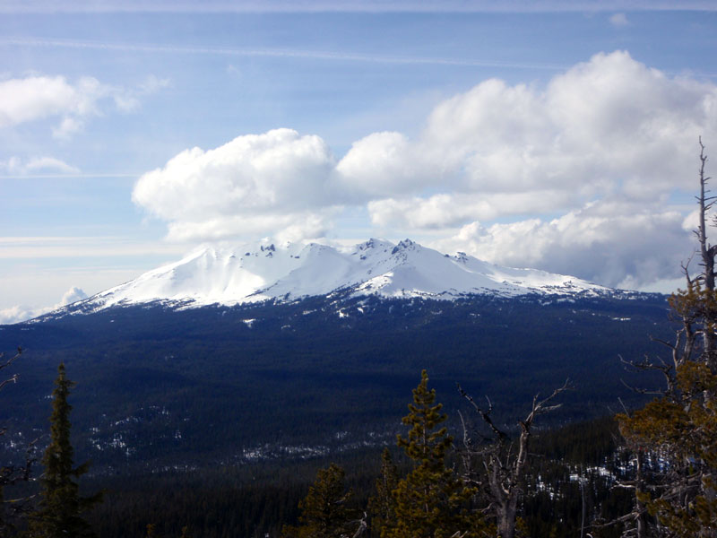 Diamond Peak from the summit of Redtop