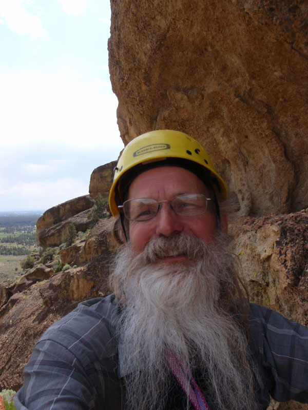 Self-portrait from top of the Red Wall