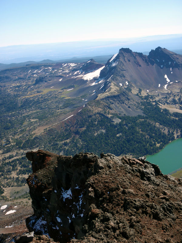 Broken Top from my high point on Hodge Crest