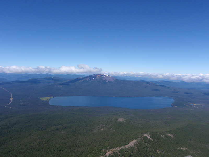 Diamond Lake and Mt. Bailey