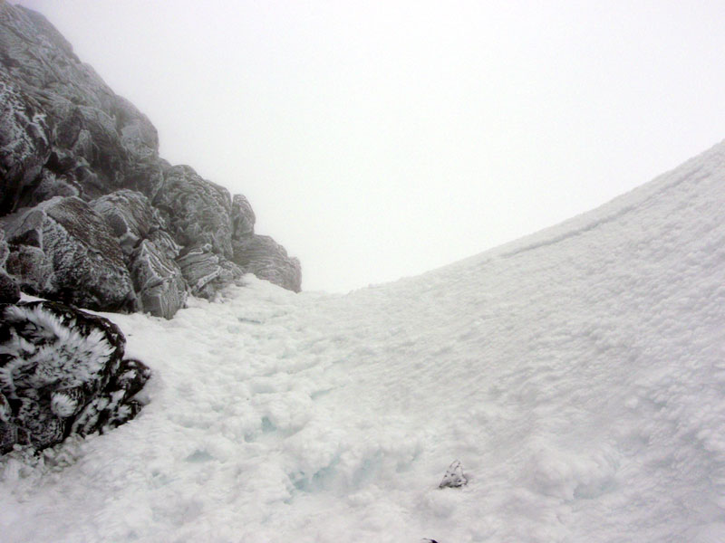 Looking up to chicken point