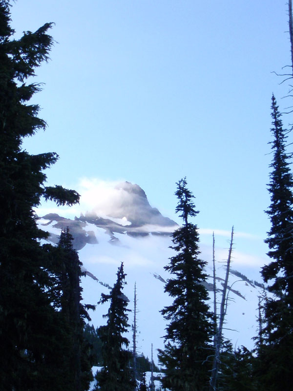 Early morning view from climbers trail