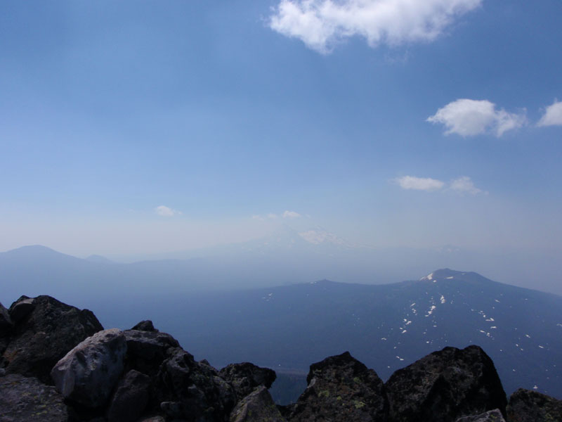 Three Sisters from the summit