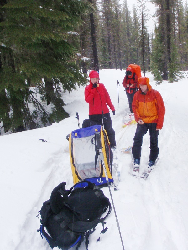 Afraid I didn&#8217;t get many people pics this year. Friday crew hauled in three sleds