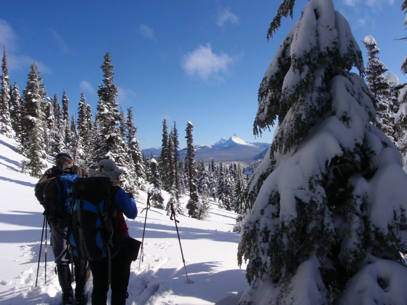 Heading back through the notch