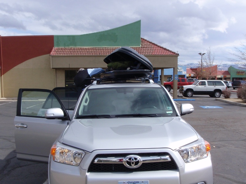 Rocket box rotated by high winds near Reno