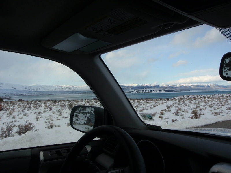 Driving by Mono Lake