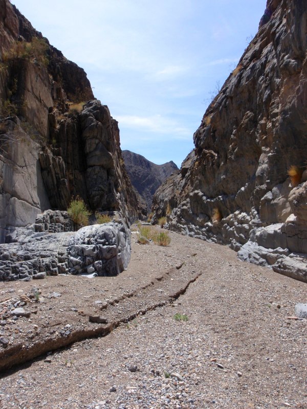 Looking south in the Corridor