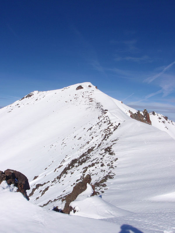 South ridge from south false summit