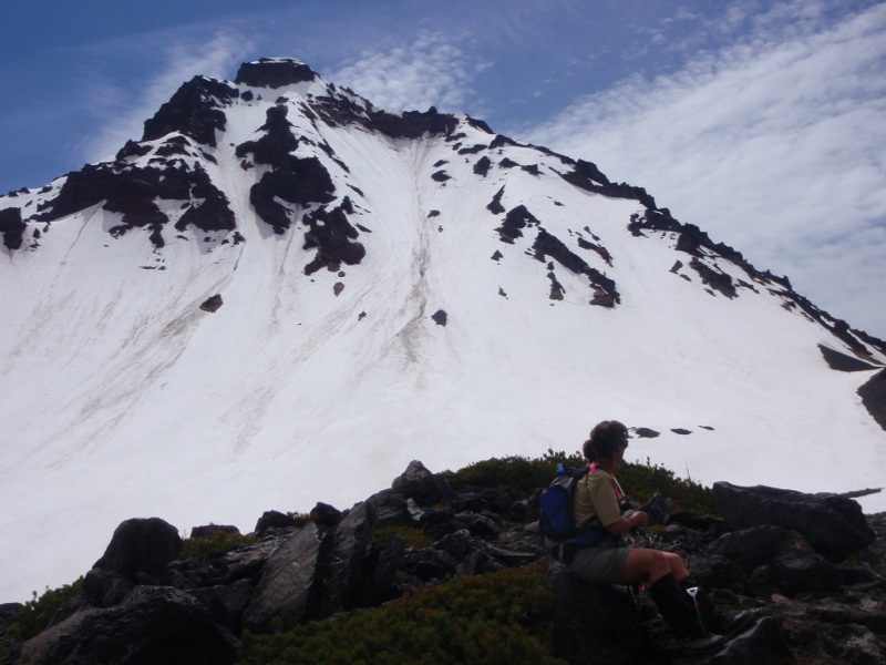 Early Morning Couloir and Villard Glacier