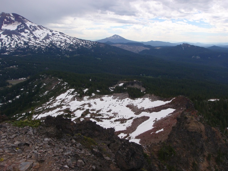 View south from the summit