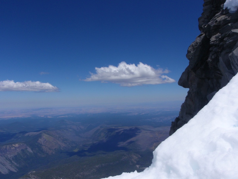 Clouds to the east