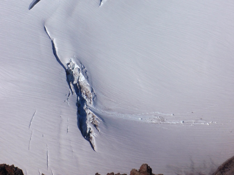 Crevasses on the Collier