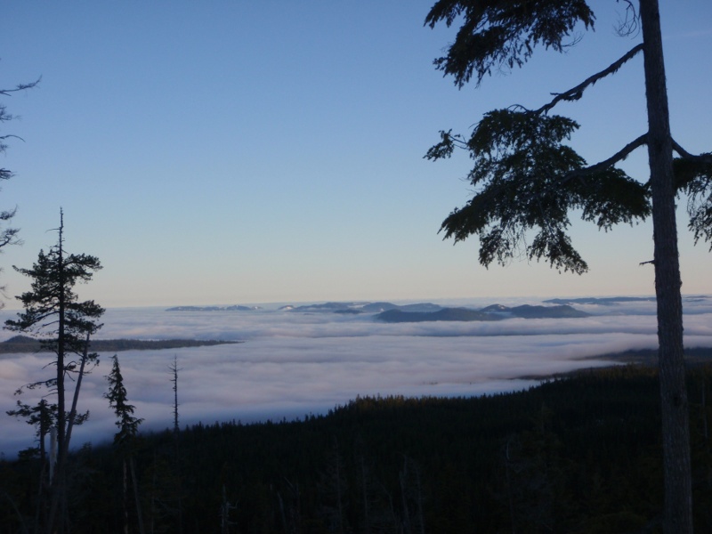 Fog over North Umpqua valley