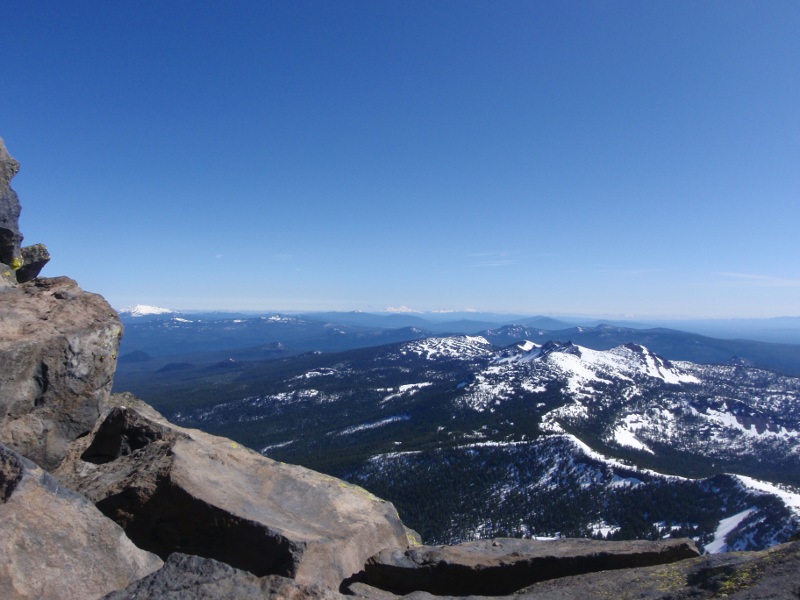 Sawtooth Ridge from the summit