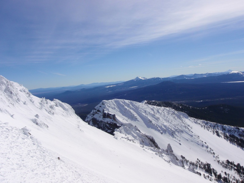 Another view of the south ridge, Mt. Scott in the distance