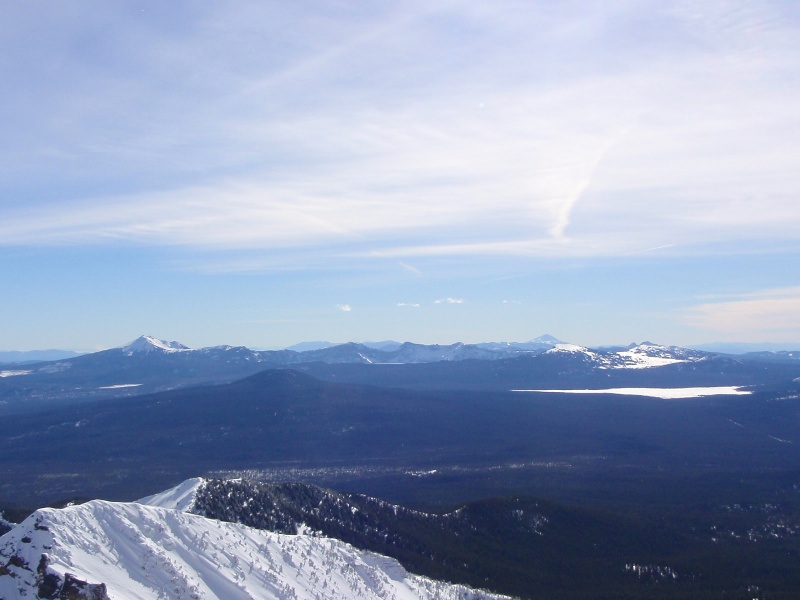 Crater Lake, McLoughlin in the distance