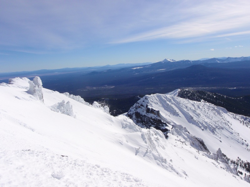 Formations high on the south ridge