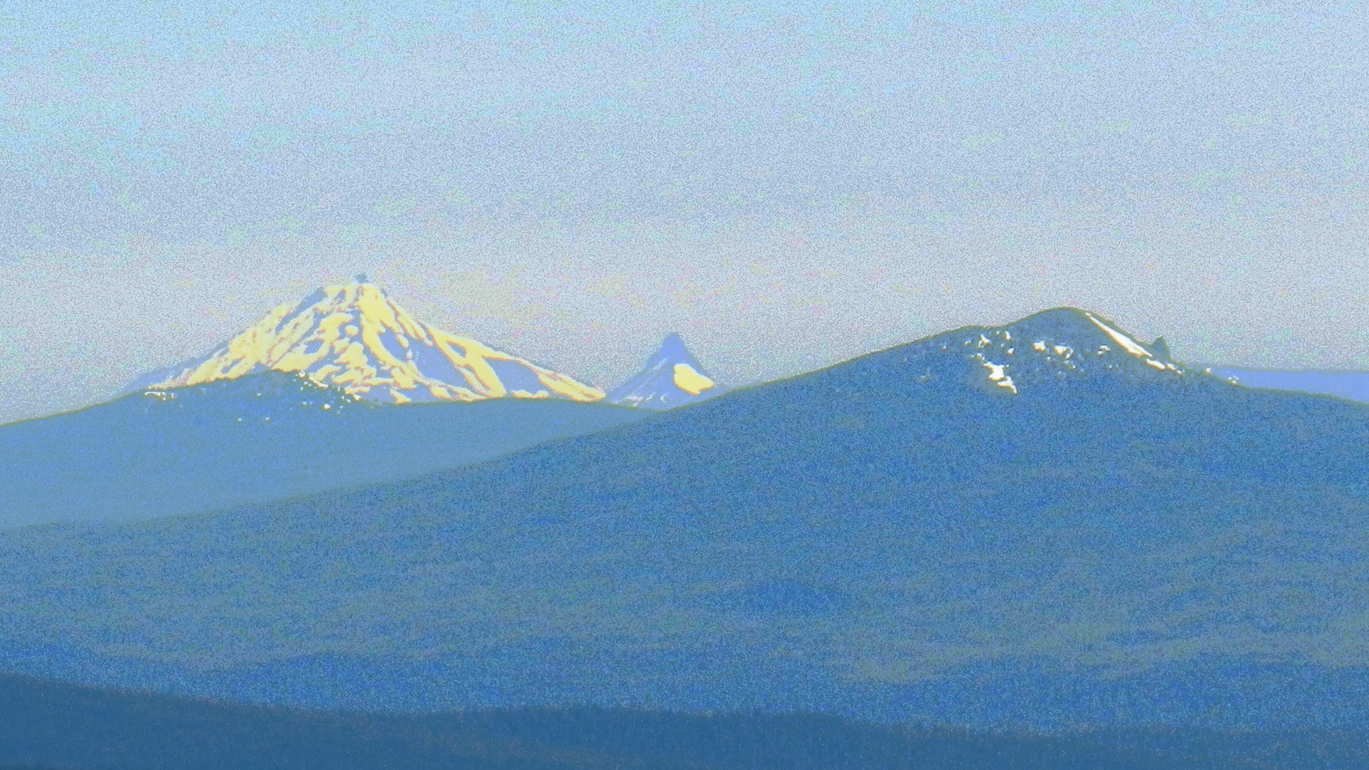 Mt. Jefferson, Mt. Washington and Maiden Peak