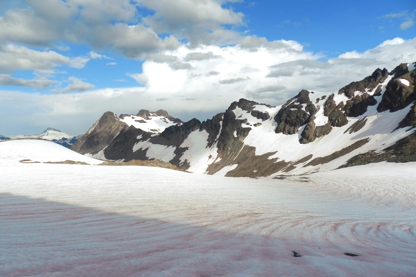 This used to be the White Chuck Glacier, now it's a seasonal snowfield