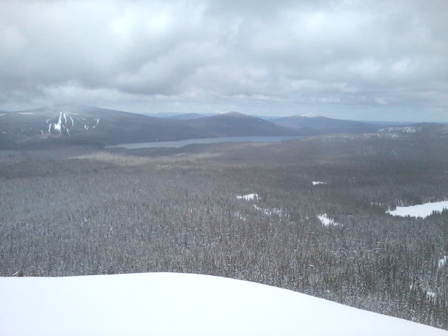 Willamette Pass ski area and Odell Lake